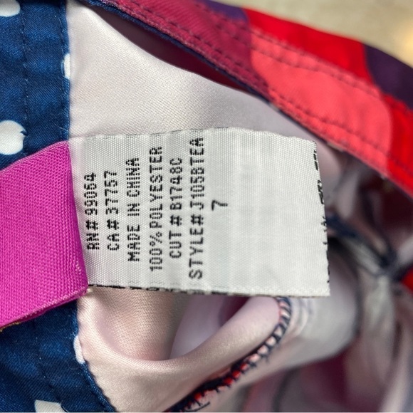 BILLABONG Pink Red Plaid Bermuda Board Shorts Size 7 - Picture 6 of 10